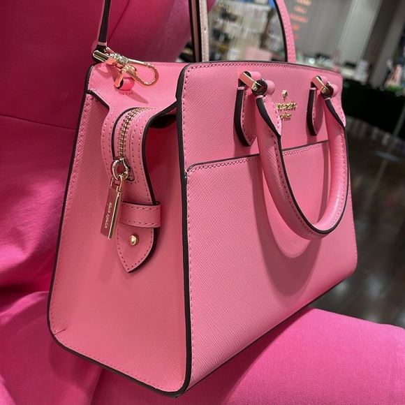 Kate Spade Madison Saffiano Leather Small Satchel
Blossom Pink 
NWT - Picture 9 of 16